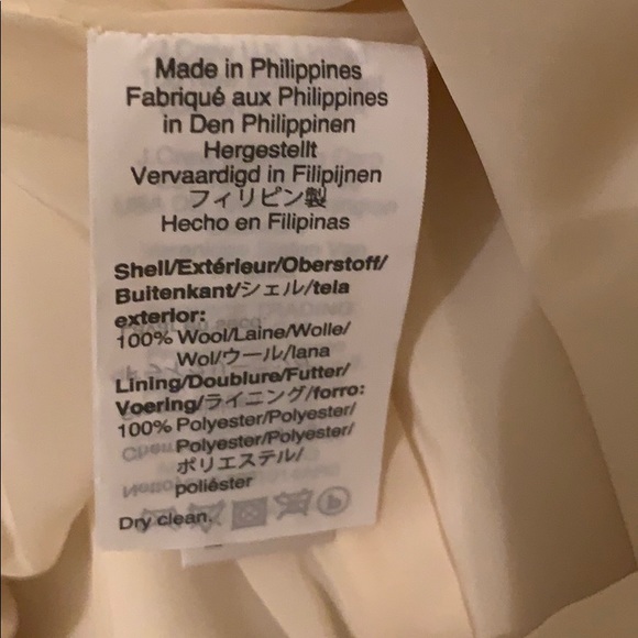 Princess mini skirt in Double-serge wool - Picture 4 of 6